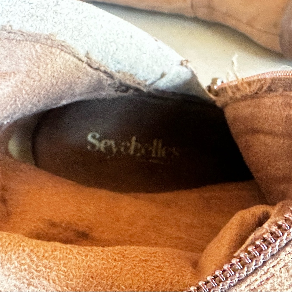 Seychelles SEXY Brown Over the Knee Suede Tall Boots Winter Spring Boho 6.5 NEW - Picture 3 of 10